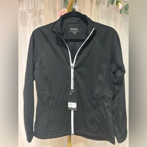 Walter Hagen Performance Waterproof Rain Jacket Black XS NWT